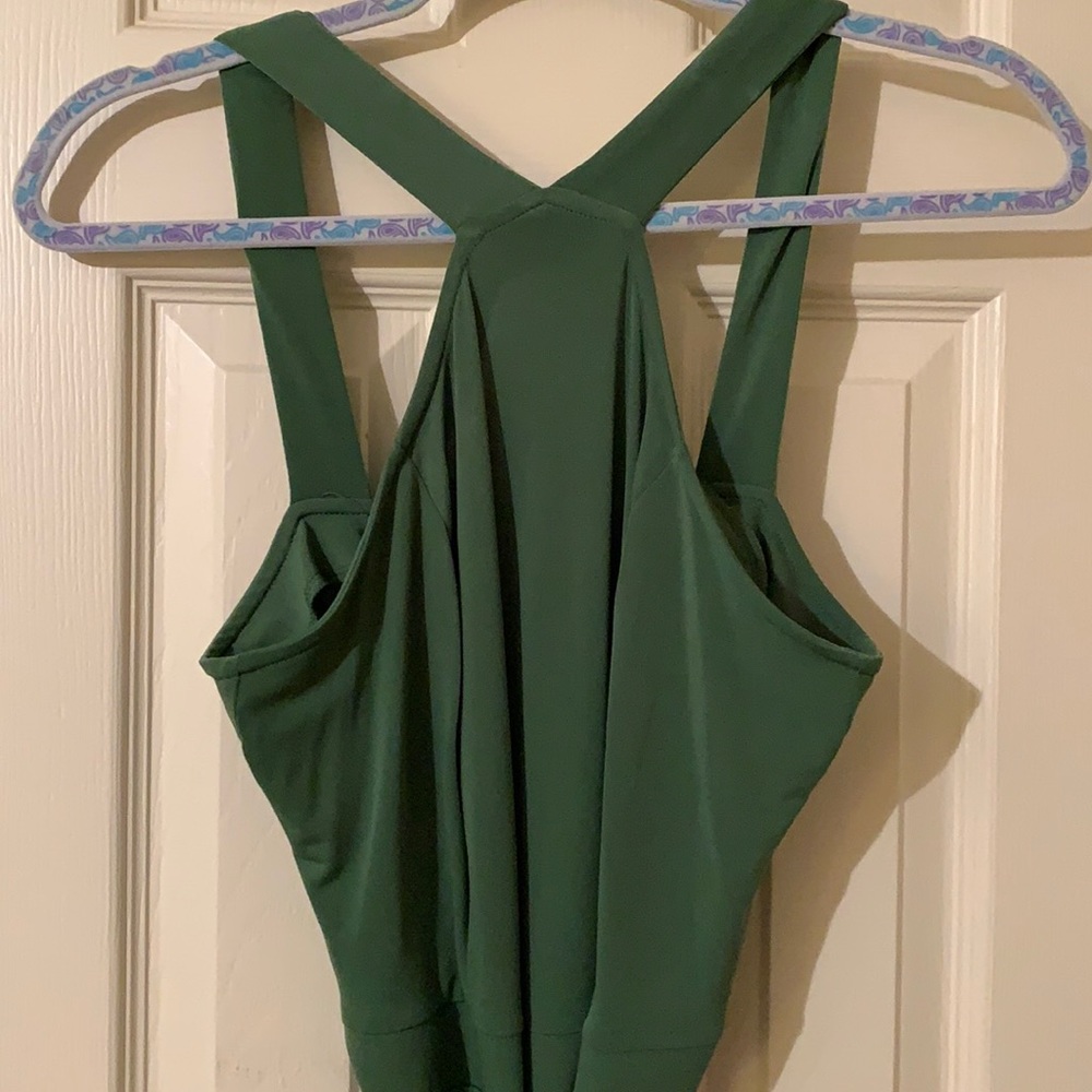 New York & Company beautiful green romper.
